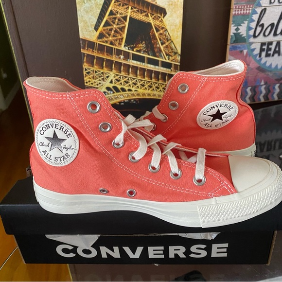 NWT Converse High Top Sneakers - Picture 4 of 14